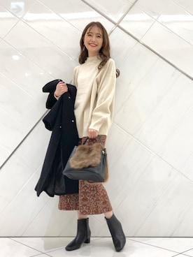 井上　裕美さん（レディース・158cm）の秋コーディネート