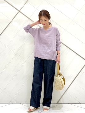 井上 裕美さん(レディース・158cm)の春コーディネート