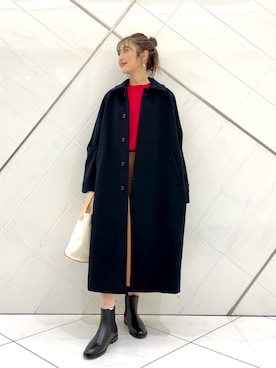 井上　裕美さん（レディース・158cm）の冬コーディネート