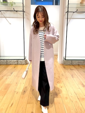 井上　裕美さん（レディース・158cm）の冬コーディネート