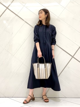 井上　裕美さん（レディース・158cm）の春コーディネート