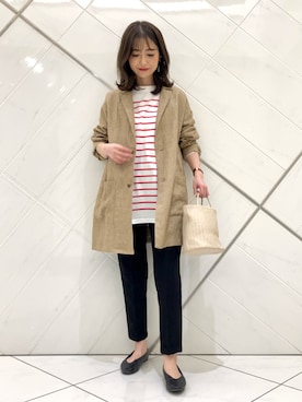 井上 裕美さん(レディース・158cm)の春コーディネート