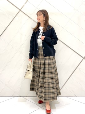 井上　裕美さん（レディース・158cm）の秋コーディネート