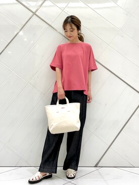 井上　裕美さん（レディース・158cm）の夏コーディネート