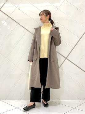 井上　裕美さん（レディース・158cm）の冬コーディネート