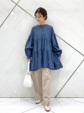 井上　裕美さん（レディース・158cm）の夏コーディネート