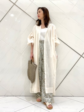 井上　裕美さん（レディース・158cm）の春コーディネート