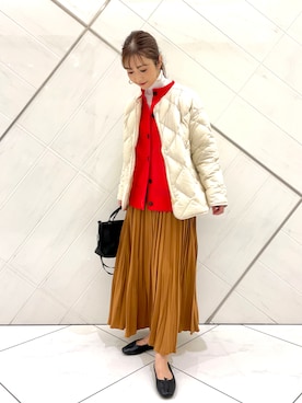 井上　裕美さん（レディース・158cm）の秋コーディネート