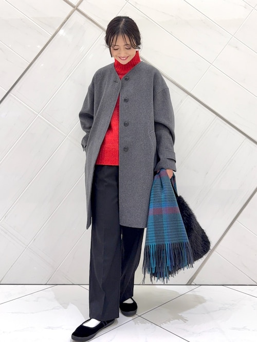 FORK&SPOON　ウールノーカラーコート BEIGE URBAN RESEARCH DOORS｜FORK&SPOON ウールノーカラーコート | Rakuten