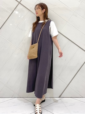 井上　裕美さん（レディース・158cm）の夏コーディネート