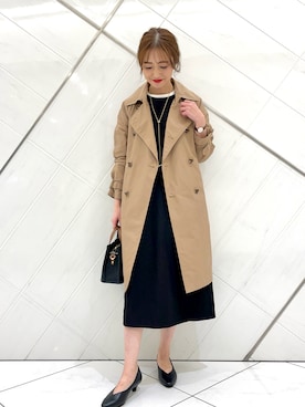 井上 裕美さん(レディース・158cm)の冬コーディネート