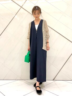 井上　裕美さん（レディース・158cm）の夏コーディネート