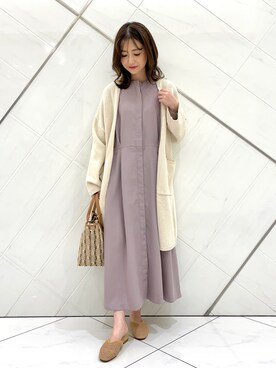 「MARCO BIANCHINI（マルコビアンチーニ）のアイテム（その他）」を使った、イノウエ ユミさん（レディース・158cm）の春コーディネート