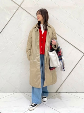 井上 裕美さん(レディース・158cm)の冬コーディネート