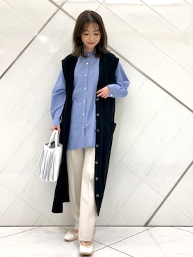 井上　裕美さん（レディース・158cm）の春コーディネート