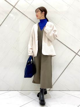 「URBAN RESEARCH DOORS」｜井上　裕美さん（レディース・158cm）の秋コーディネート