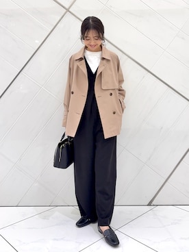 「URBAN RESEARCH Sonny Label（アーバンリサーチサニーレーベル）のアイテム」を使った、井上　裕美さん（レディース・158cm）の冬コーディネート