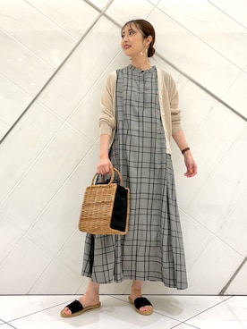 井上 裕美さん(レディース・158cm)の夏コーディネート