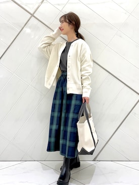 井上　裕美さん（レディース・158cm）の秋コーディネート