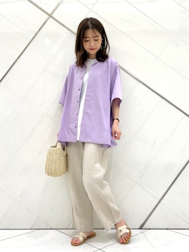 井上 裕美さん(レディース・158cm)の春コーディネート