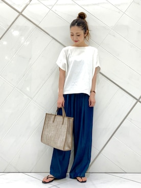 井上　裕美さん（レディース・158cm）の夏コーディネート