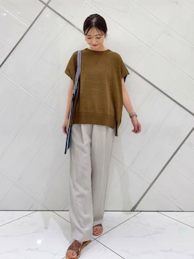 井上　裕美さん（レディース・158cm）の夏コーディネート