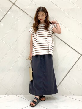 井上 裕美さん(レディース・158cm)の夏コーディネート