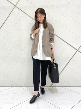 井上　裕美さん（レディース・158cm）の秋コーディネート