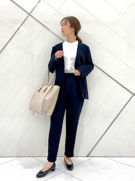 井上　裕美さん（レディース・158cm）の春コーディネート