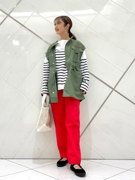 井上　裕美さん（レディース・158cm）の秋コーディネート