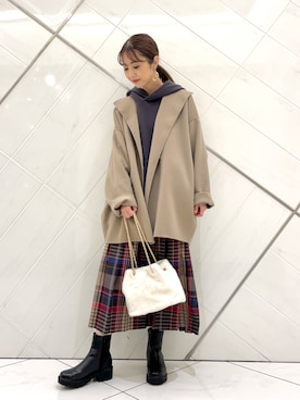 井上　裕美さん（レディース・158cm）の秋コーディネート