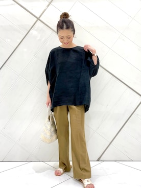 井上 裕美さん(レディース・158cm)の夏コーディネート