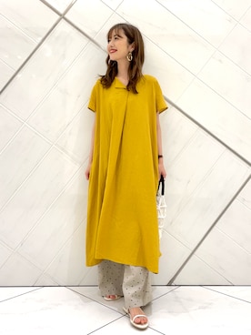 井上　裕美さん（レディース・158cm）の夏コーディネート