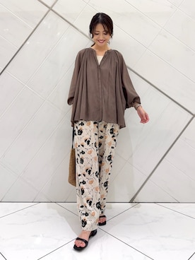井上　裕美さん（レディース・158cm）の夏コーディネート
