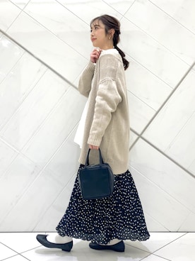 井上 裕美さん(レディース・158cm)の冬コーディネート