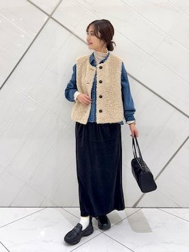 井上　裕美さん（レディース・158cm）の秋コーディネート