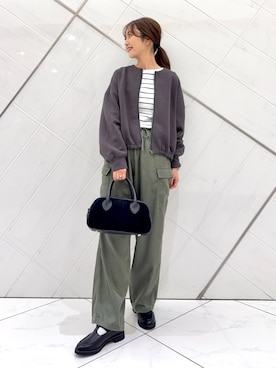 井上　裕美さん（レディース・158cm）の秋コーディネート
