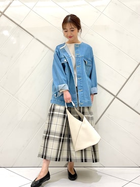 井上 裕美さん(レディース・158cm)の冬コーディネート