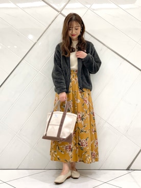 「orcival」｜「アイテム（その他）」を使った、イノウエ ユミさん（レディース・158cm）の秋コーディネート