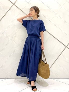 井上 裕美さん(レディース・158cm)の夏コーディネート