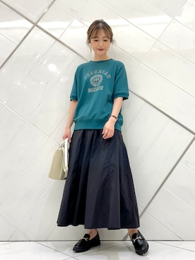 井上　裕美さん（レディース・158cm）の夏コーディネート