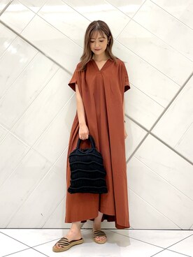 井上　裕美さん（レディース・158cm）の夏コーディネート