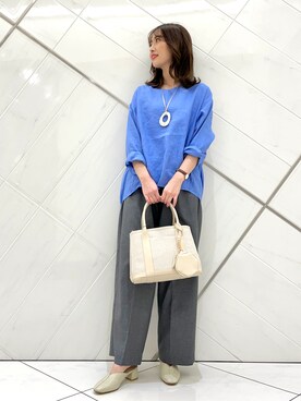 井上　裕美さん（レディース・158cm）の春コーディネート