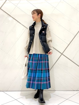 井上　裕美さん（レディース・158cm）の秋コーディネート