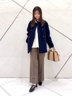 井上 裕美さん(レディース・158cm)の冬コーディネート