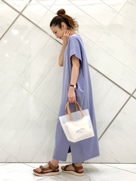 井上　裕美さん（レディース・158cm）の夏コーディネート