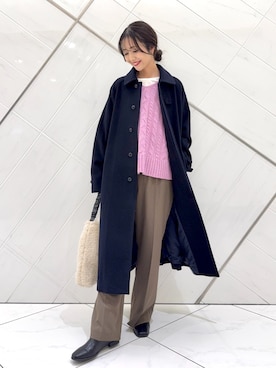 井上　裕美さん（レディース・158cm）の冬コーディネート