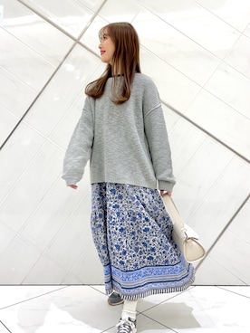 井上　裕美さん（レディース・158cm）の春コーディネート