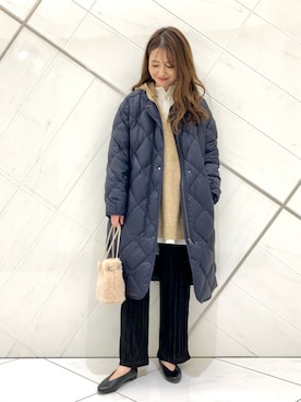 井上 裕美さん(レディース・158cm)の冬コーディネート
