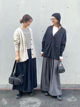 井上　裕美さん（レディース・158cm）の秋コーディネート